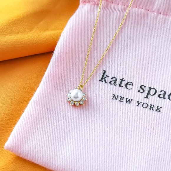 kate spade Jewelry Authentic Kate Spade Sunny Halo Gold Pearl